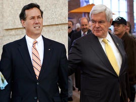 Santorum and Gingrich