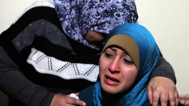 A sister, right, and an unidentified relative of Ali Shaaban, a television cameraman working for the Al Jadeed television station who was shot dead on the ... - ali_shaaban_AP12040916997_fullwidth