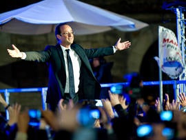 France elects new leader amid economic crisis