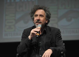 Director Tim Burton speaks at Comic-Con on July 12, 2012 in San Diego, Calif.