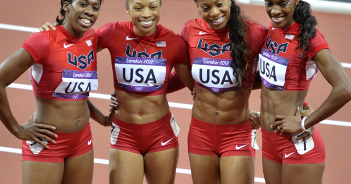 U.S. women win 4x400 relay to give Felix 3rd gold CBS News