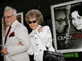 Burton and Linda Pugach, the real-life subjects of the documentary "Crazy Love," attend the film's premiere at the Beekman Theater May 22, 2007, in New York City.