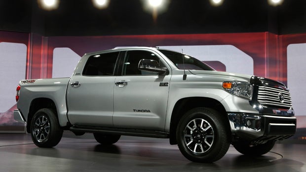 toyota introduces redesigned tundra cbs news toyota introduces redesigned tundra cbs news