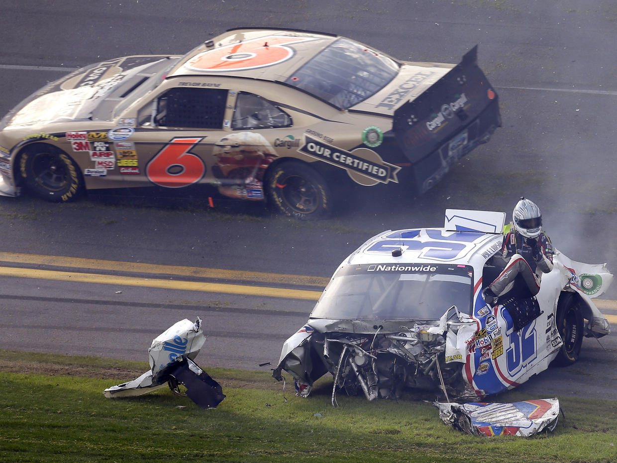 Daytona racecar loses control Photo 1 Pictures CBS News