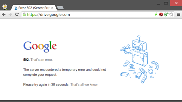 google drive sign in 404 error