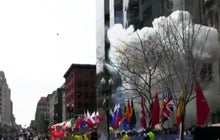 Bombs explode at the Boston Marathon