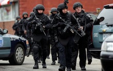Manhunt for Boston bombing suspects
