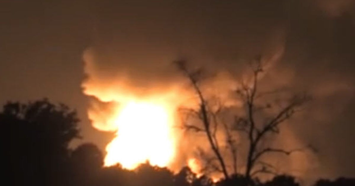 Massive explosions rock Florida propane plant CBS News