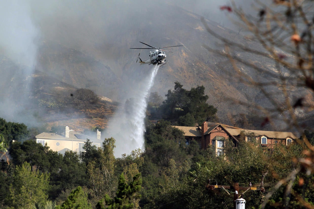 Glendora, Calif. Wildfires burn through California Pictures CBS News