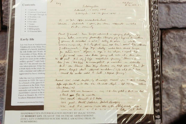 A collection of documents used by prosecutors at the Nuremberg Trials to help convict top Nazis is being put on public display on display at the Jewish Educational Center in Berlin.