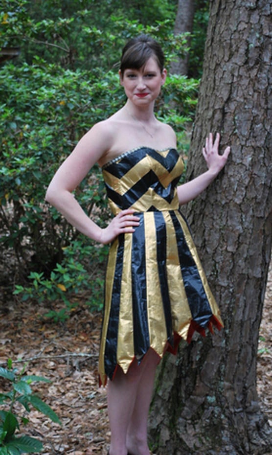 Go With The Flow Duct tape fashions Pictures CBS News