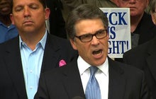 Gov. Rick Perry turns himself in for mug shot