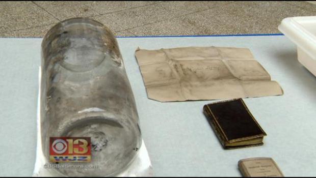 A Look Inside Baltimore's Washington Monument Time Capsules - CBS News