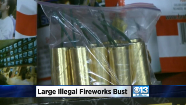 Anonymous Tip Leads To Massive Illegal Fireworks Bust In Sacramento