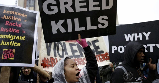 Minimum wage protests take place across the country ...