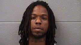 Corey Morgan is seen in a booking photo.