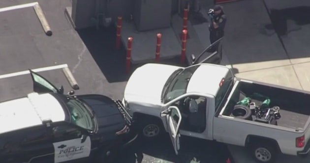 Gunman sought after 2 Northern California police officers shot - CBS News