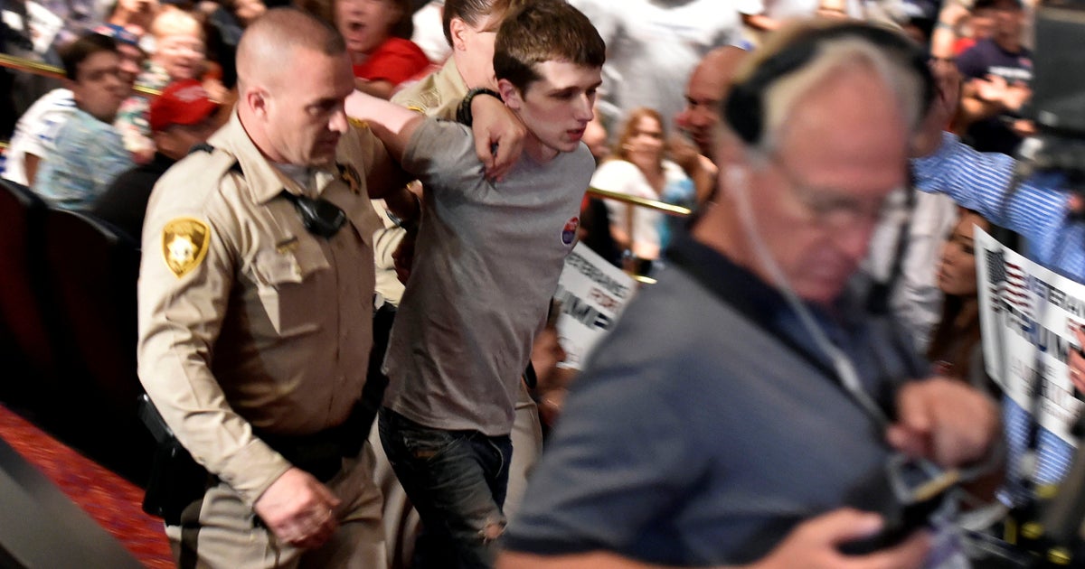 Police: Teen arrested at Vegas rally said he wanted to kill Trump - CBS News