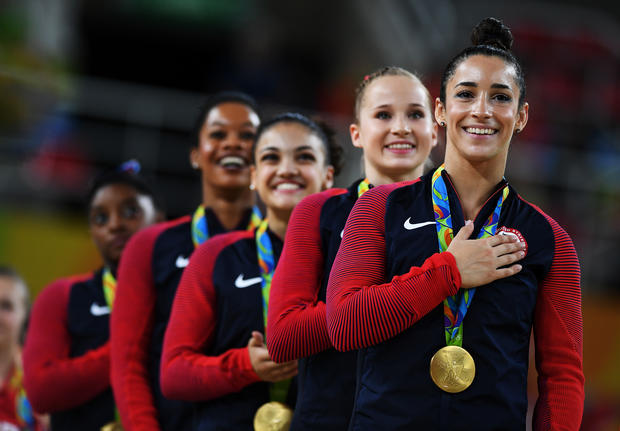 U.S. women's gymnastics team inspires with its