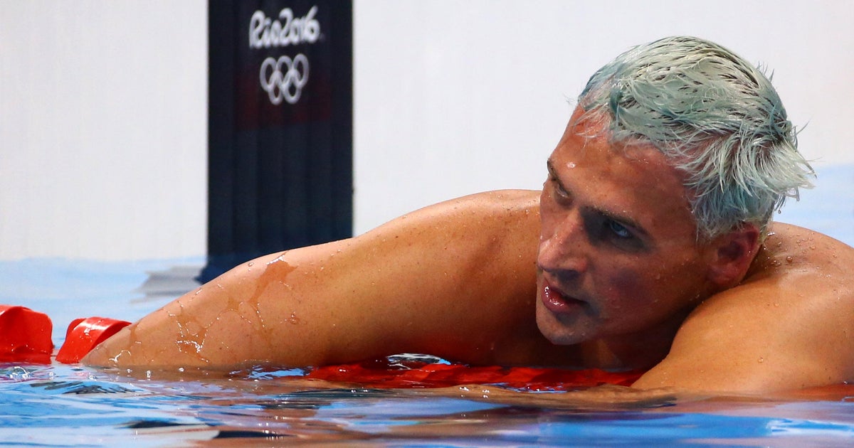 Ryan Lochte punished for drunken gas station encounter during Olympics - CBS News