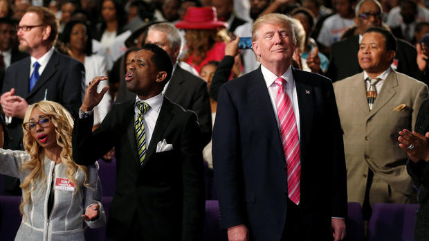 Image result for DONALD TRUMP ATTENDS BLACK CHURCH