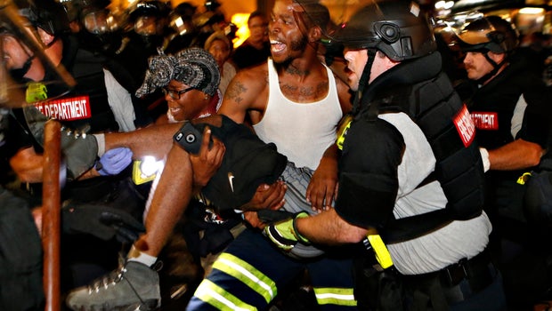 Charlotte police shooting protests