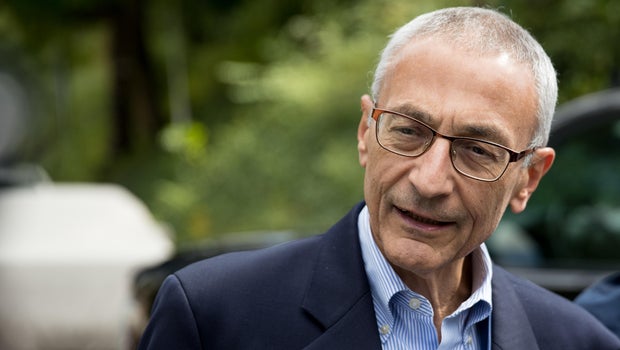 Clinton campaign chief has closed-door talk with House panel