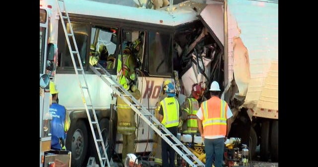 At least 13 killed in tour bus crash in Palm Springs CBS News