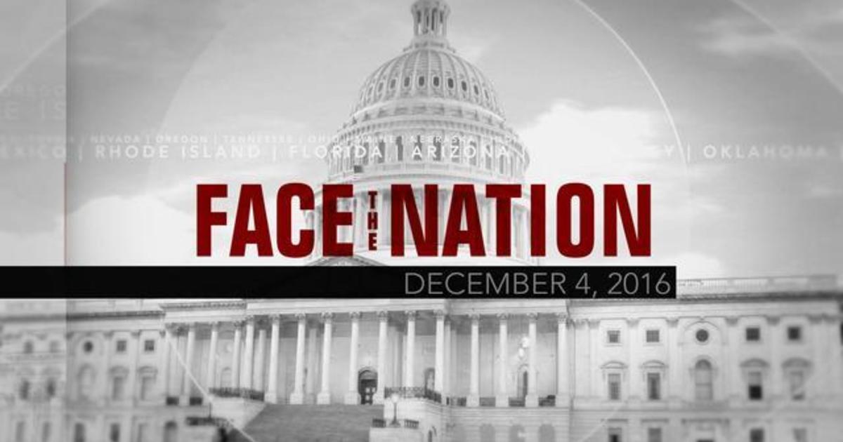Open: This is Face the Nation, December 4