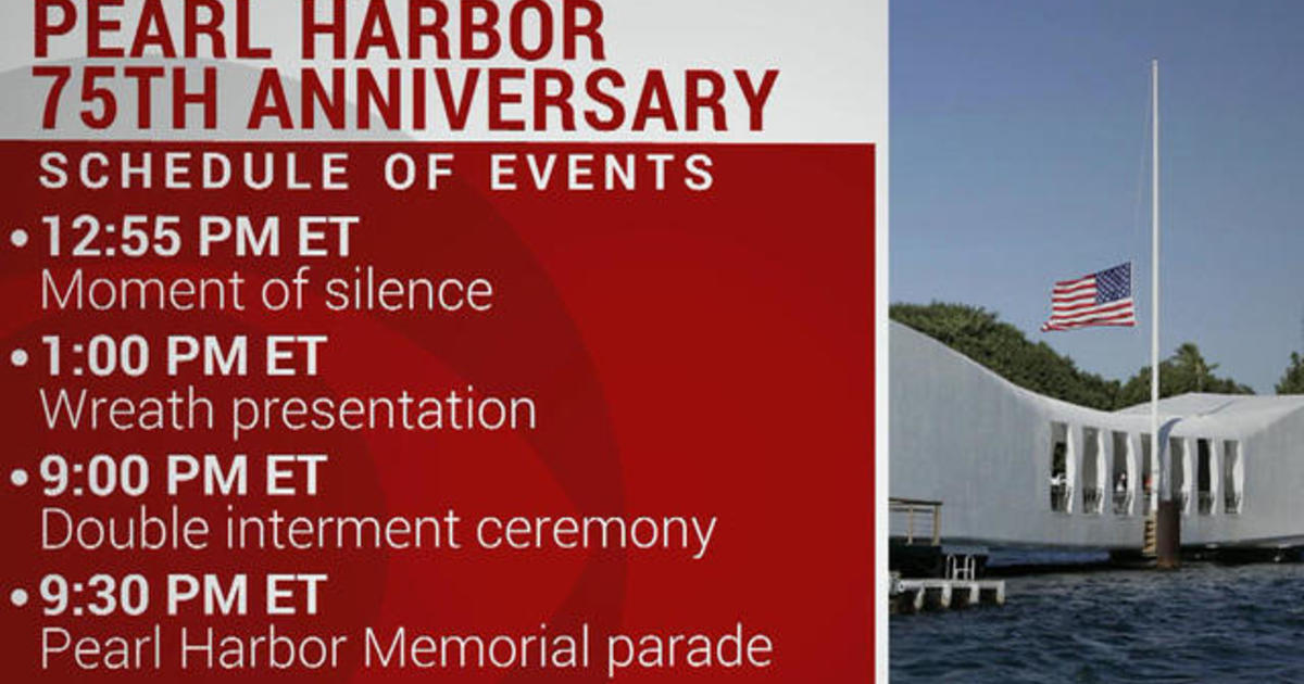 Survivors visit Pearl Harbor on 75th anniversary