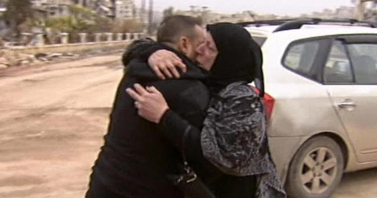 Family torn apart by Syria's civil war reunites