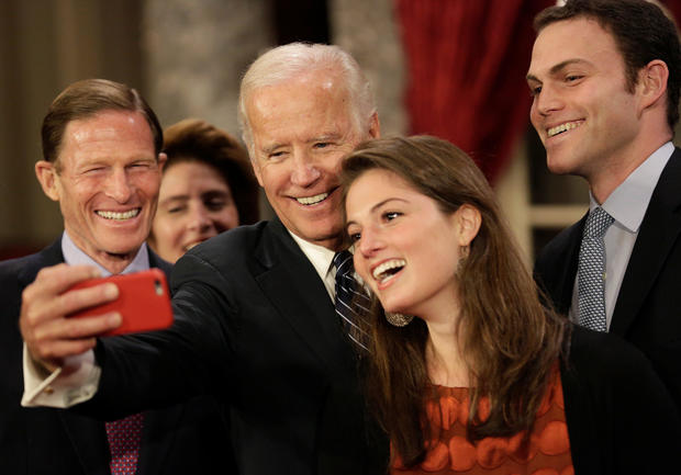 New Senate - Joe Biden Final Senate Swearing-in: Jokes, Smiles, And ...