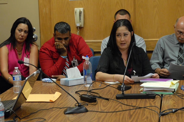 Jeanette Marine faces Daniel Ott at his 2015 parole hearing