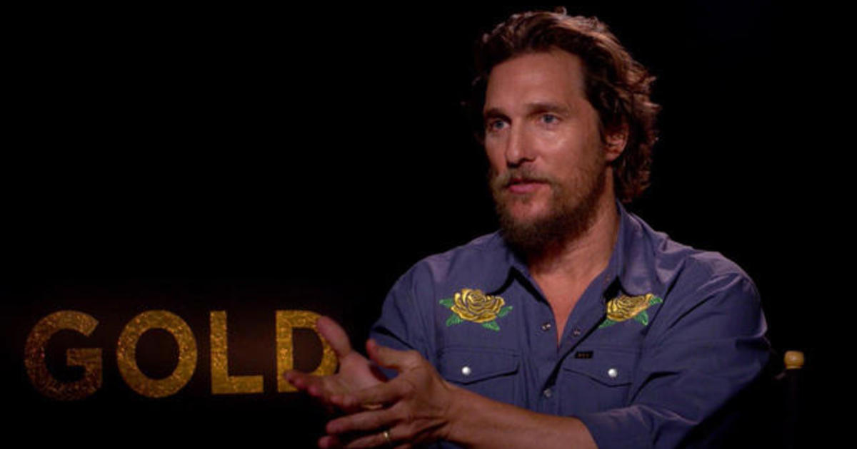 Matthew McConaughey on new movie "Gold" Videos CBS News