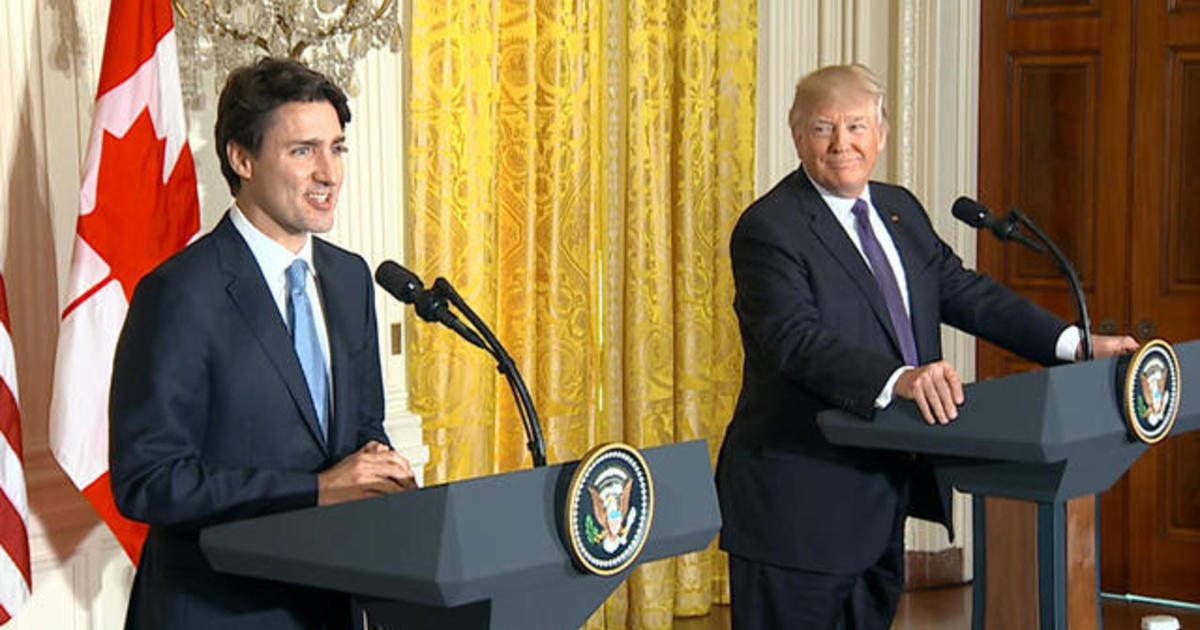 President Trump, Canadian PM Justin Trudeau hold joint news conference