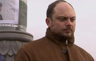Russian activist says he was poisoned, near death 