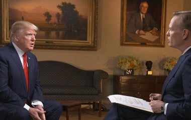 Trump on lessons learned in his first 100 days