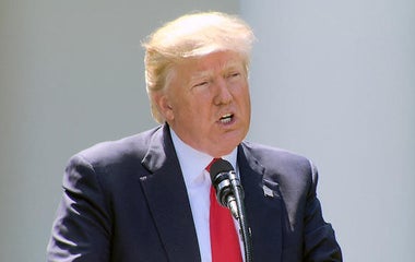 Trump says exiting Paris accord will create jobs 