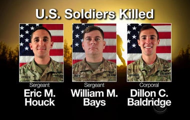 Pentagon releases pictures of 3 U.S. soldiers killed in Afghanistan