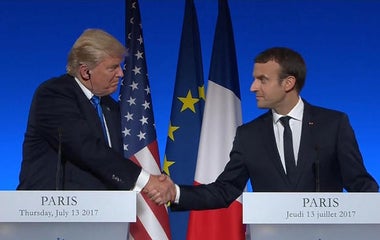 President Trump visits Paris