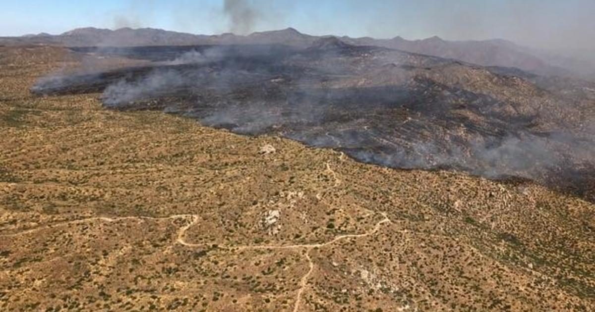 Human Started Wildfire In Arizona Spreads To Over Acres Cbs News