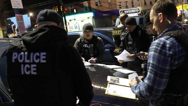 ICE在纽约逮捕了无证移民