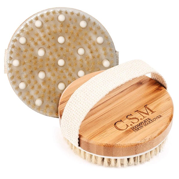 Gentle exfoliating dry brush