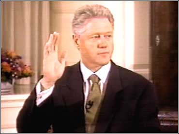 Image result for president bill clinton first to testify before the grand jury august 17, 1998