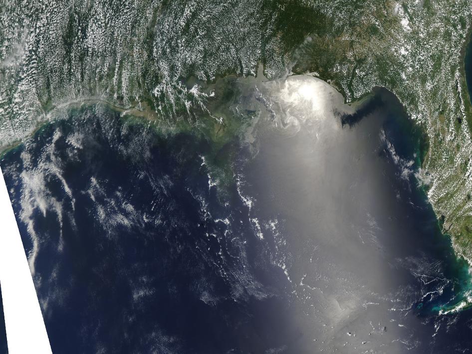 Seen From Space The Gulf Oil Spill CBS News