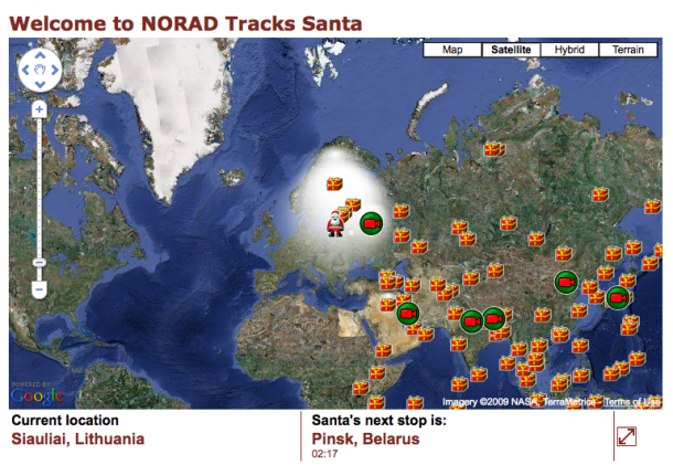 Norad Santa Claus Tracker Map Behind The Scenes: Norad's Santa Tracker - Cbs News