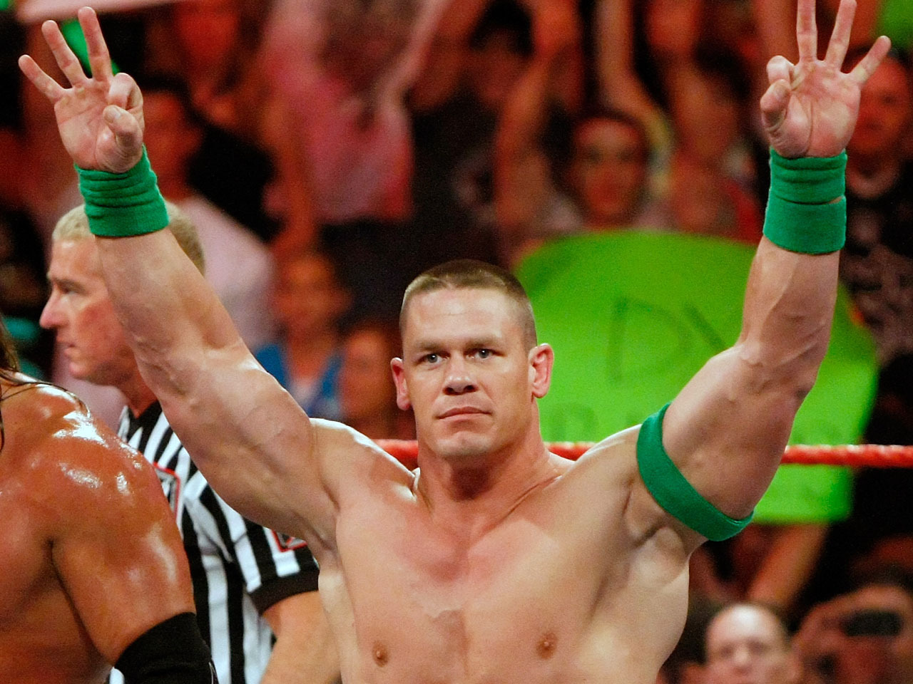 John Cena feud with The Rock rages on - CBS News
