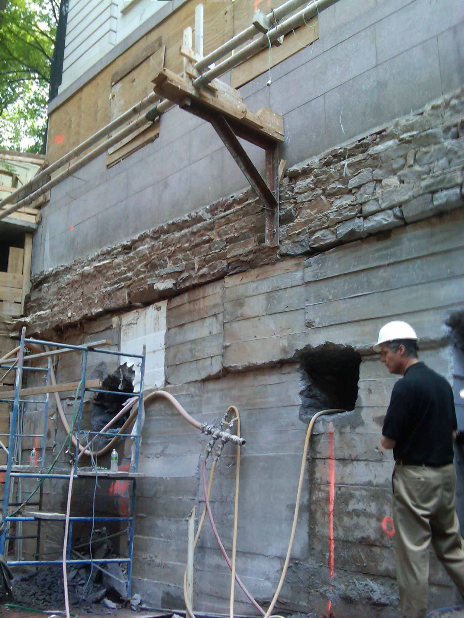 Exterior Dig at City Hall 
