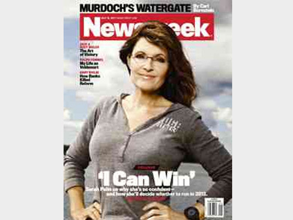 I was still naked: Sarah Palin tells Newsweek: I can win