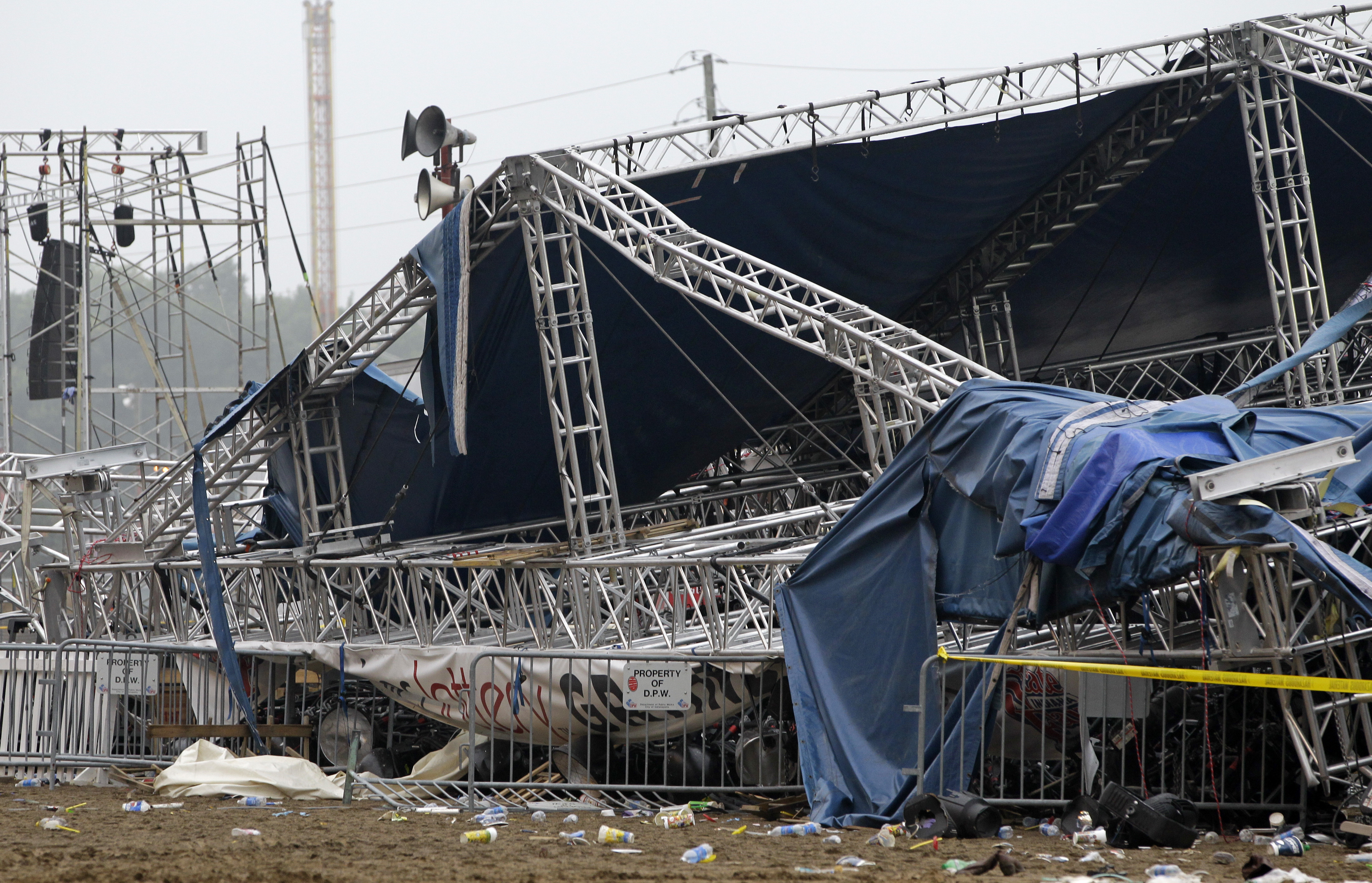 6th person dies from Indiana stage collapse CBS News